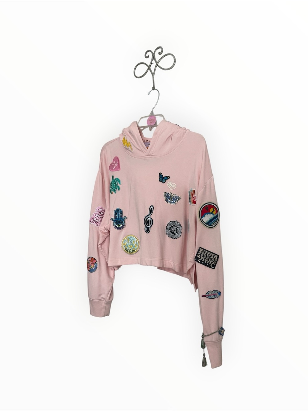 Big Feelings Pink Hoodie with Colorful 'We Love Your Big Feelings' Graphic